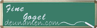 Fine Gogel Visitenkarte